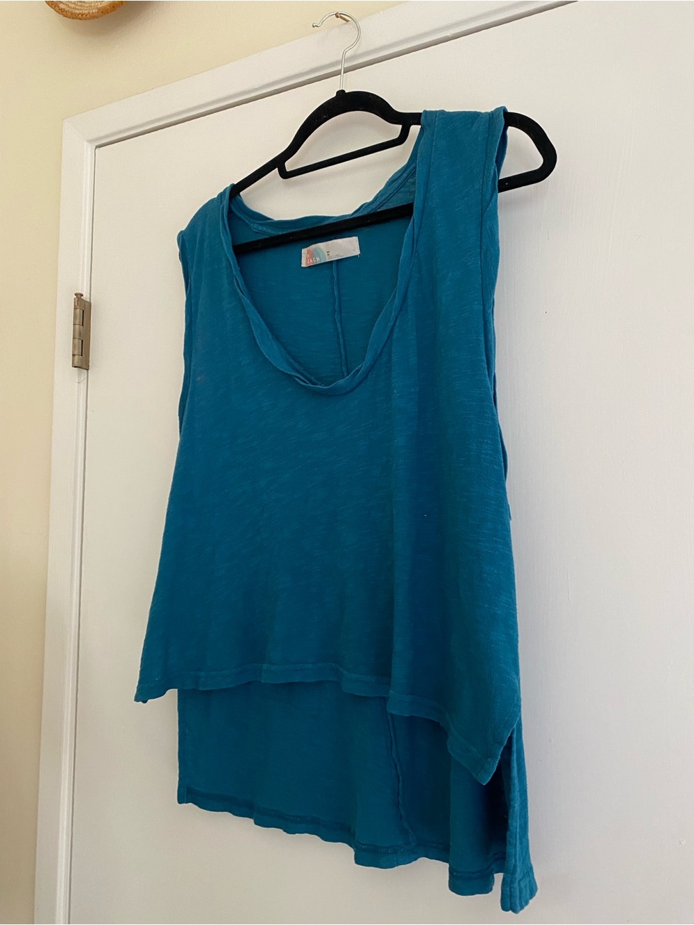 Free People Teal Layered Tank